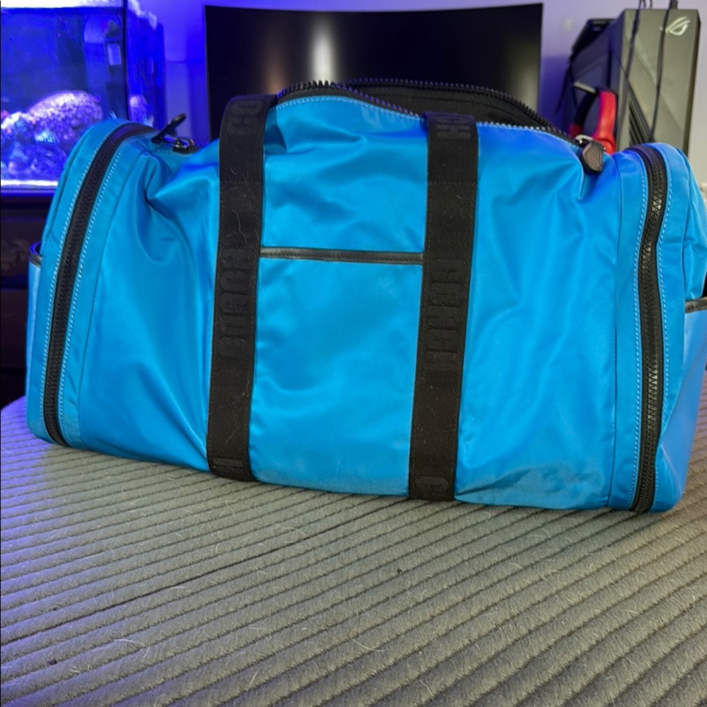 Coach Blue Duffel Bag